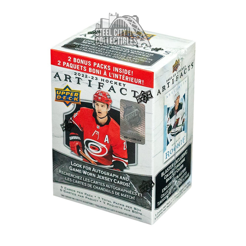 202223 Upper Deck Artifacts Hockey Blaster Box Steel City Collectibles
