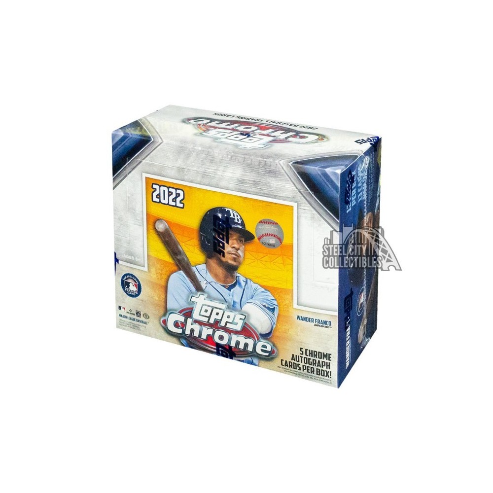 2022 Topps Chrome Baseball HTA Jumbo Hobby 2Box Random 4Pack Group