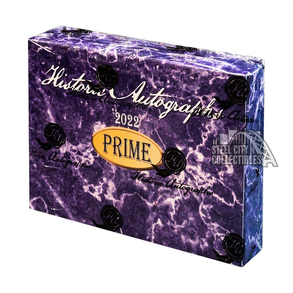 2022 Historic Autographs PRIME Hobby Box Steel City Collectibles