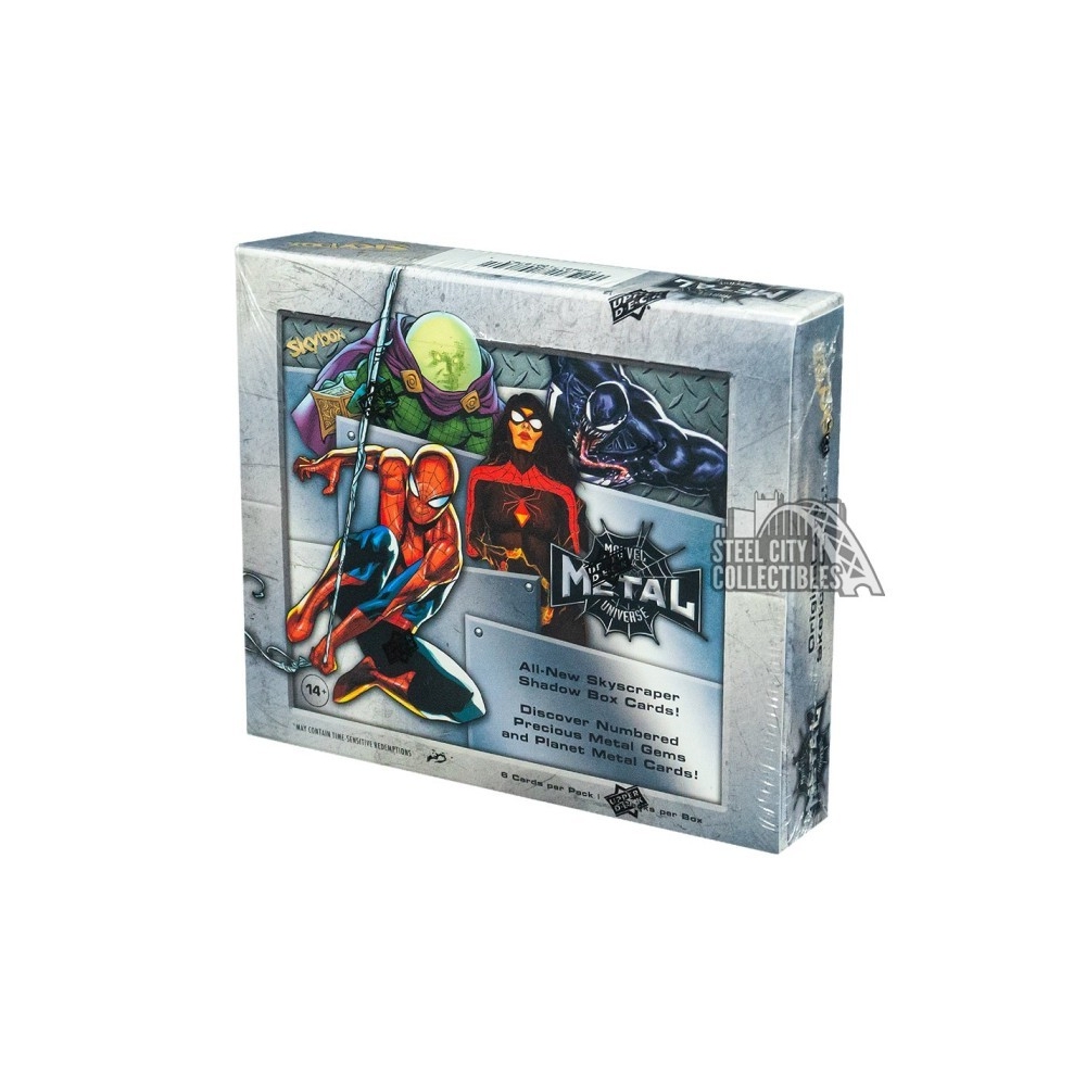 Marvel SpiderMan Metal Universe Trading Cards Box (Upper Deck 2021