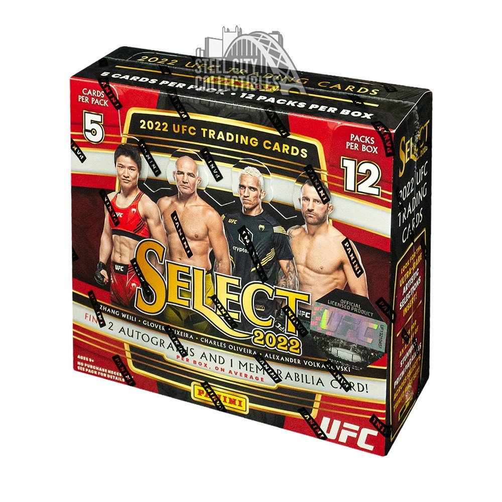 2022 Panini Select UFC Hobby Box Steel City Collectibles