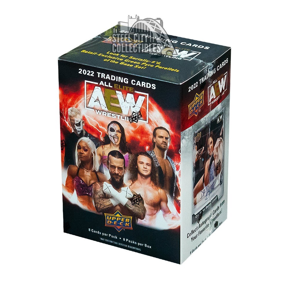 2022 Upper Deck AEW Wrestling Blaster Box Steel City Collectibles