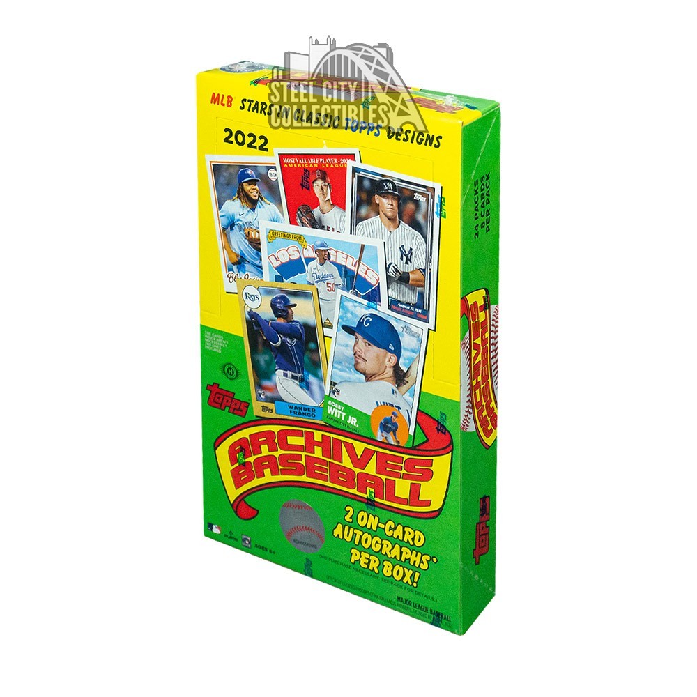2022 Topps Archives Baseball Hobby Box Steel City Collectibles