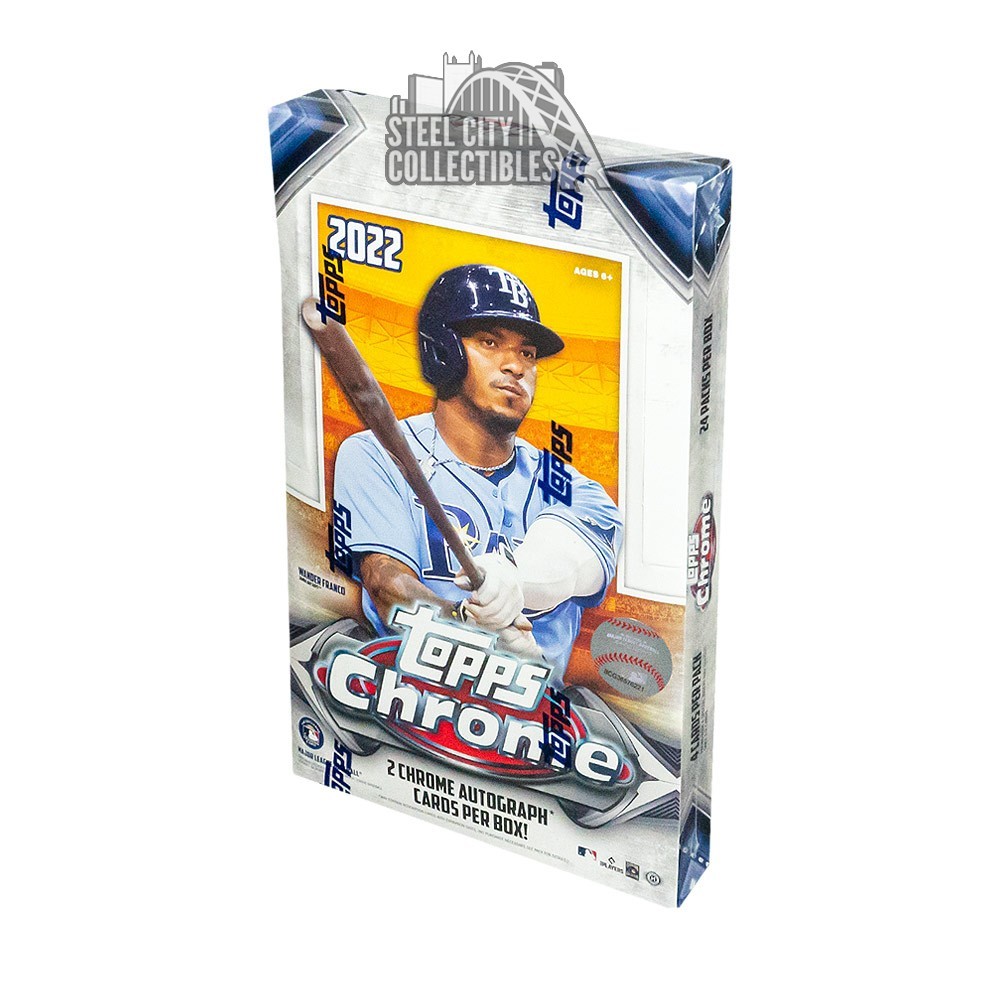 2022 Topps Chrome Baseball Hobby Box Steel City Collectibles