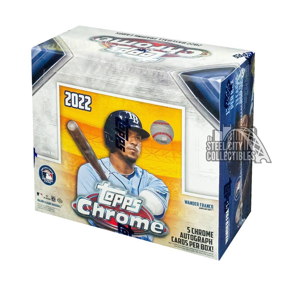 2022 Topps Chrome Baseball HTA Jumbo Hobby Box Random Division Group