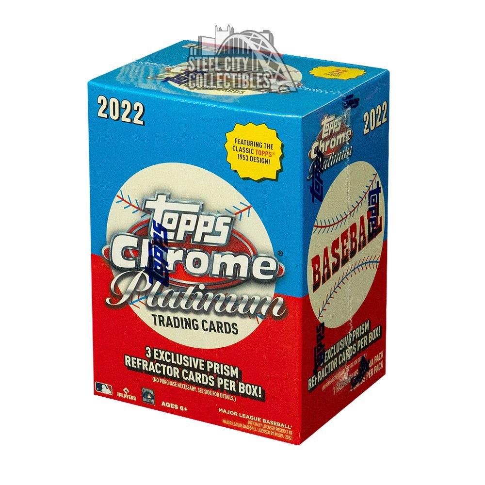 2022 Topps Chrome Platinum Anniversary Baseball 8Pack Blaster 40Box