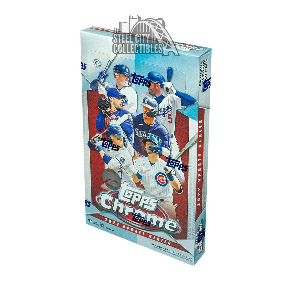 2023 Topps Chrome Update Series Baseball Factory Sealed Hobby Jumbo Box