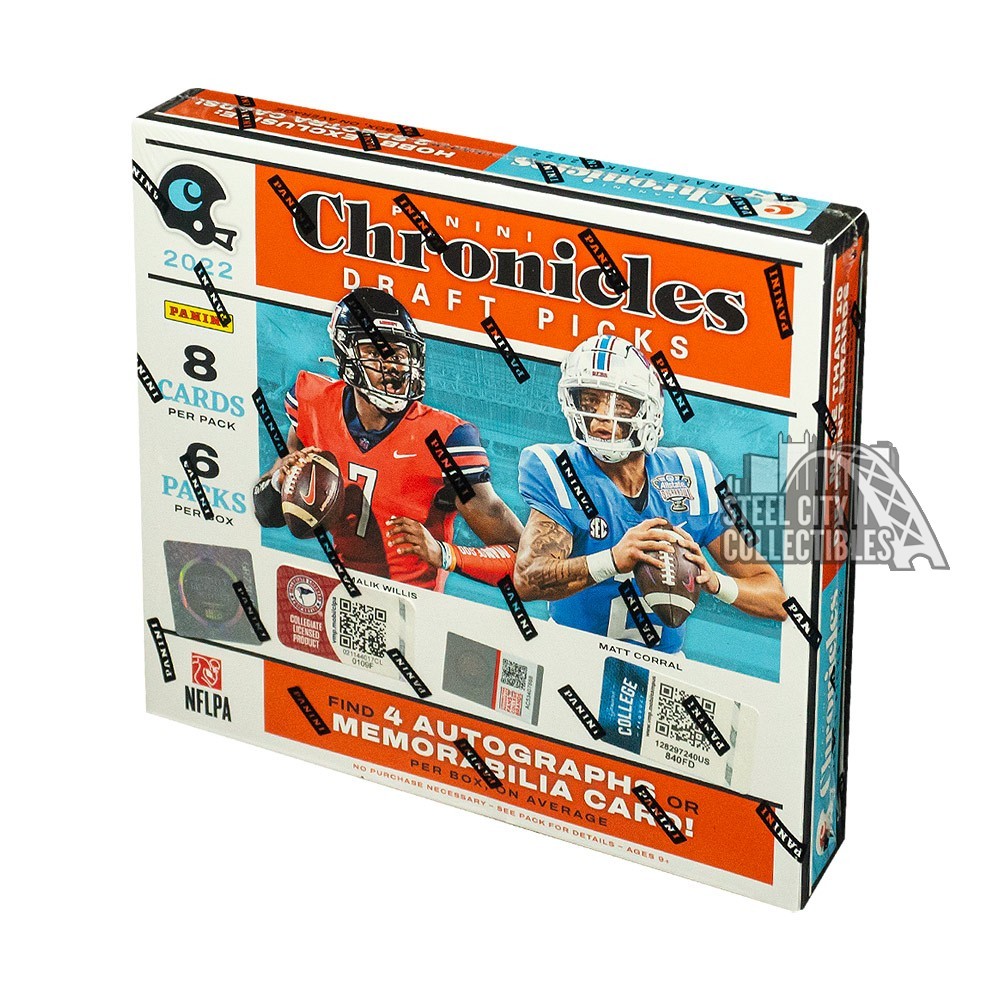 2022 Panini Chronicles Draft Picks Collegiate Football Hobby Box