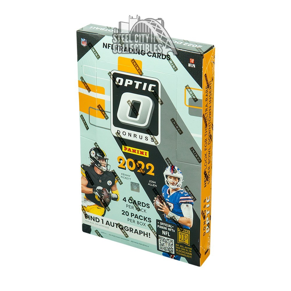 2022 Panini Donruss Optic Football Hobby Box Steel City Collectibles