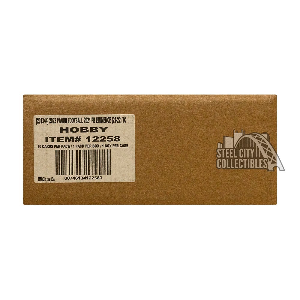 2021 Panini Eminence Football Hobby Box Steel City Collectibles