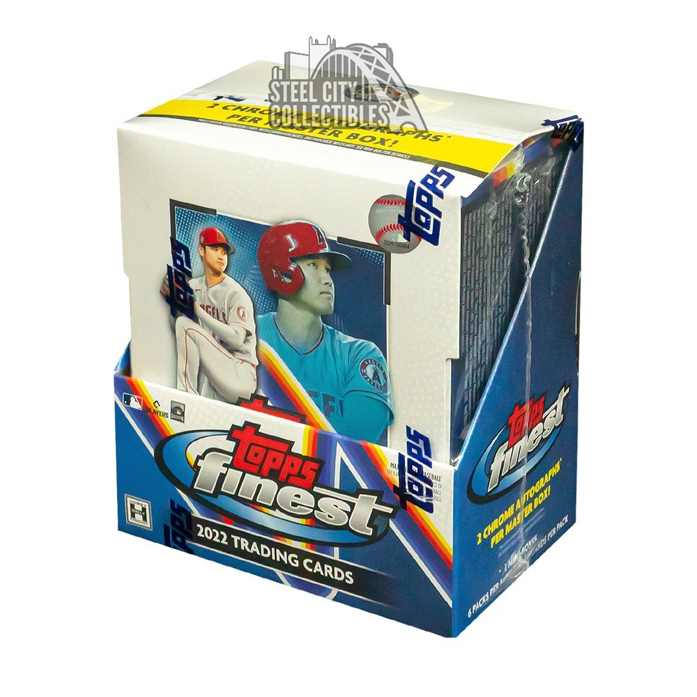 2022 Topps Finest Baseball Hobby Box Steel City Collectibles