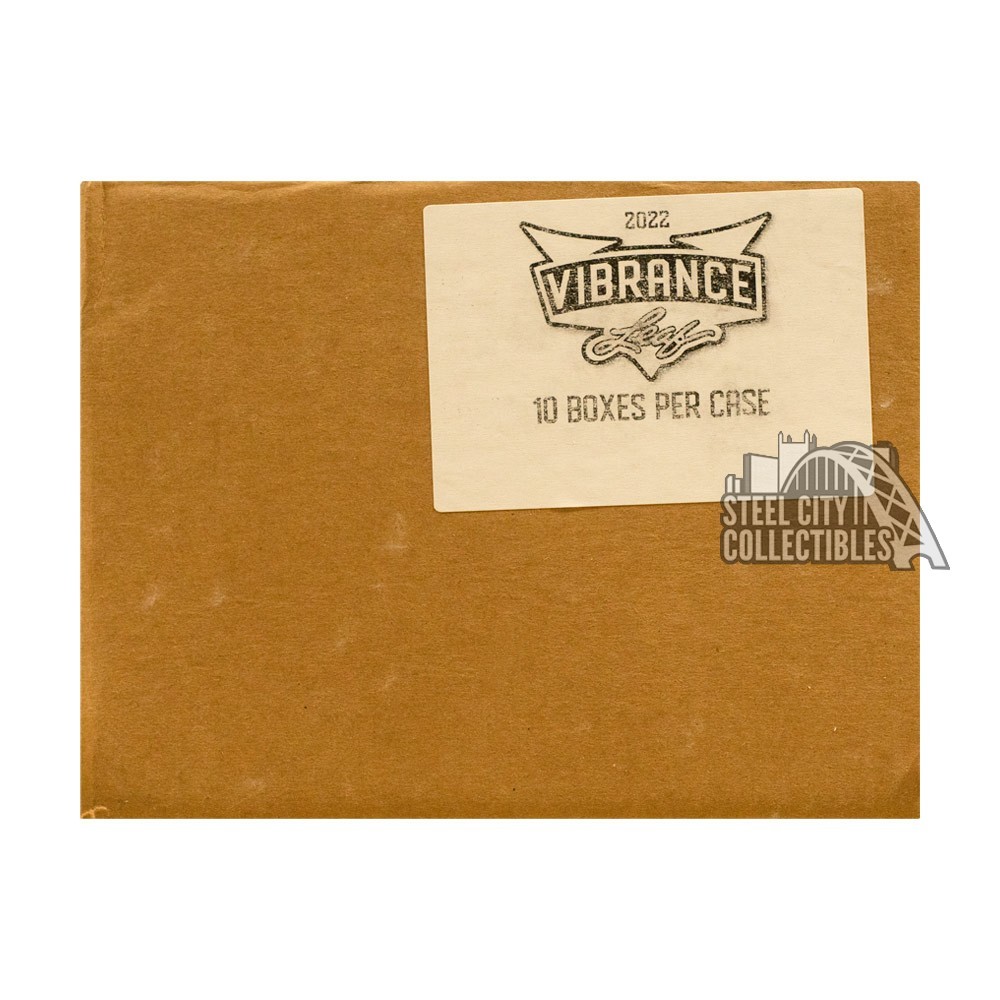 2022 Leaf Vibrance MultiSport 10Box Case Steel City Collectibles