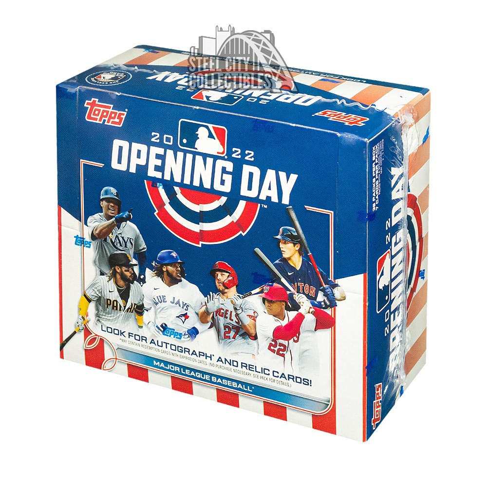 2022 Topps Opening Day Baseball Hobby Box Steel City Collectibles