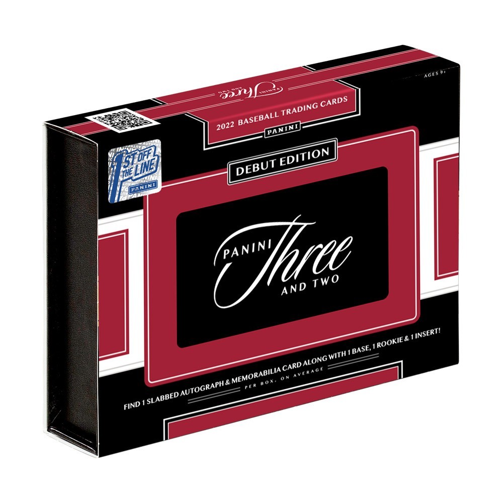 2022 Panini Three and Two Baseball Hobby Box 1st Off The Line Steel