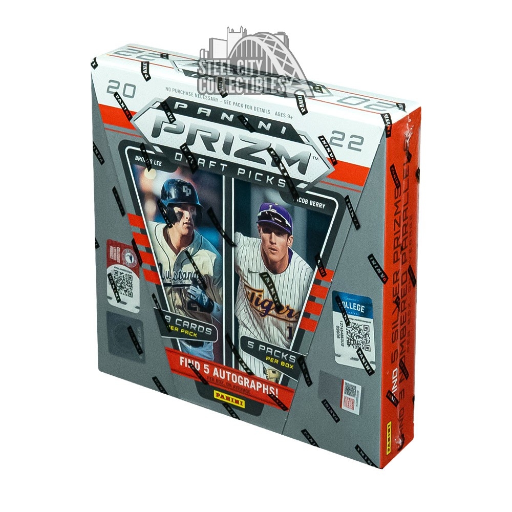 2022 Panini Prizm Draft Picks Baseball Hobby Box Steel City Collectibles