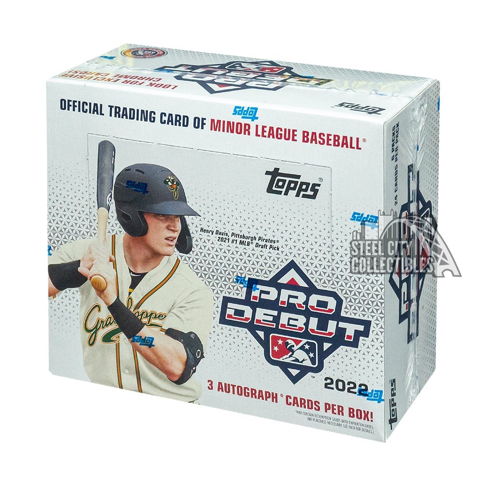 2022 Topps Pro Debut Baseball Hobby Jumbo Box Steel City Collectibles