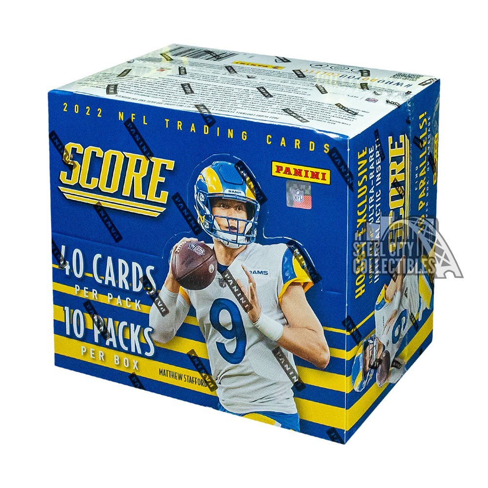 2022 Panini Score Football Hobby Box Steel City Collectibles