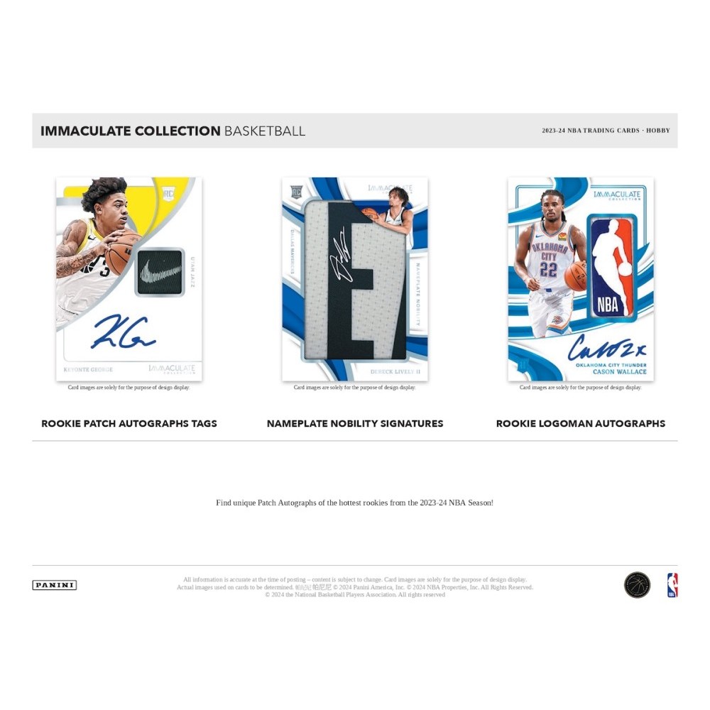 2023-24 Panini Immaculate Basketball Hobby 5-Box Case | Steel City