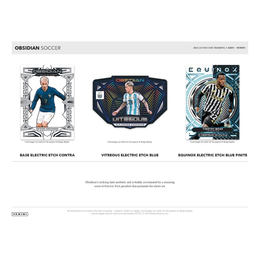 2023-24 Panini Obsidian Soccer Hobby Box | Steel City Collectibles