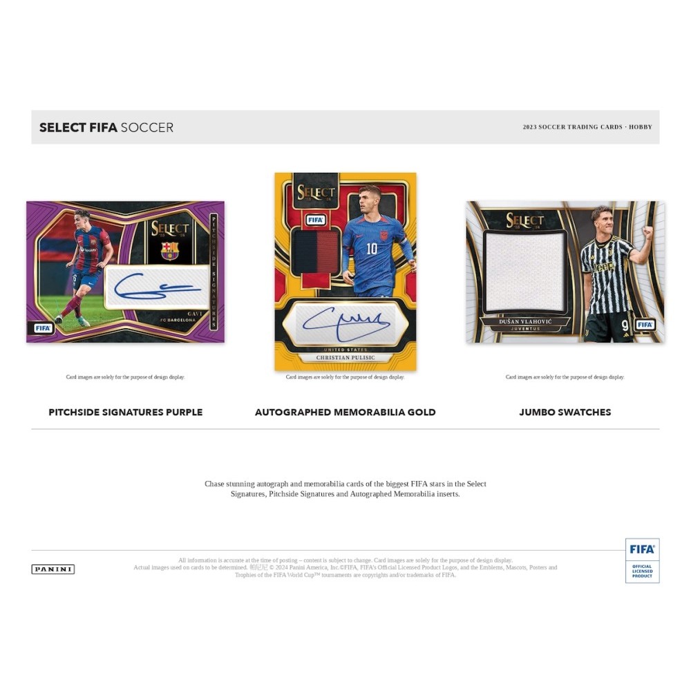 その他 2023-24 PANINI SELECT FIFA SOCCER HOBBY 2023-24 Panini Select FIFA Soccer Hobby Box | Steel City