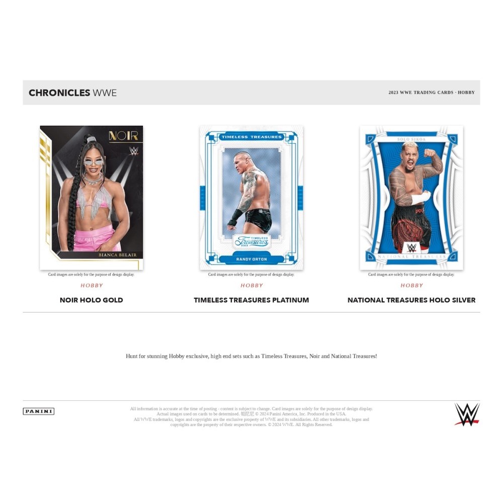2023 Panini Chronicles WWE Hobby Box | Steel City Collectibles