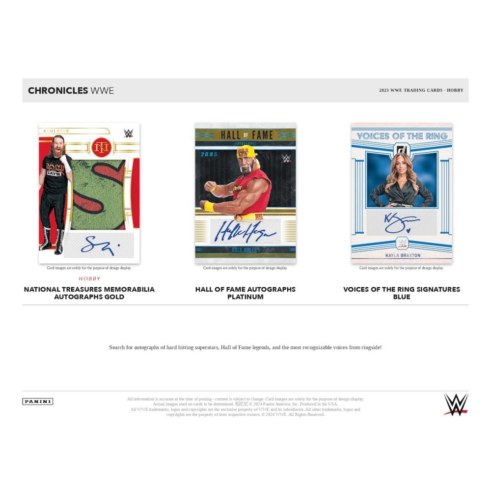 2023 Panini Chronicles WWE Hobby Box | Steel City Collectibles