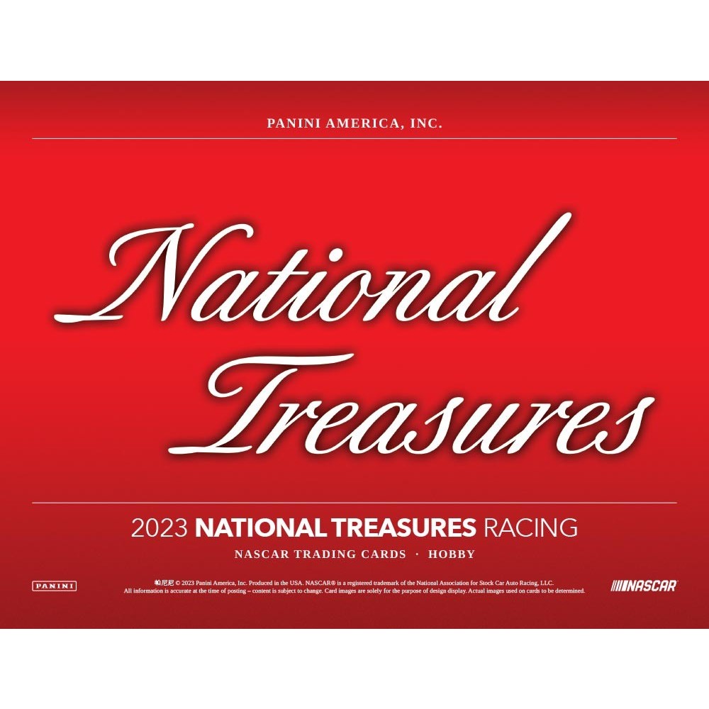 2023 Panini National Treasures Racing Hobby Box Steel City Collectibles