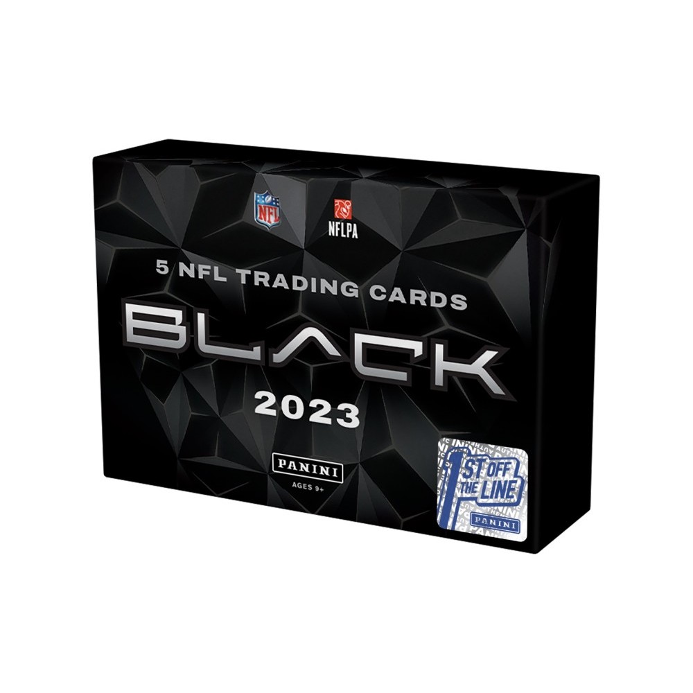 2023 Panini Black Football Hobby Box 1st Off The Line Steel City