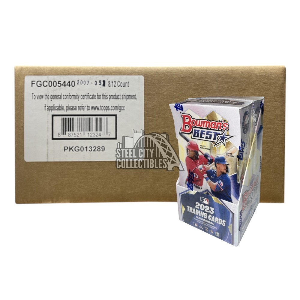 2023 Bowman's Best Baseball Hobby 8-Box Case