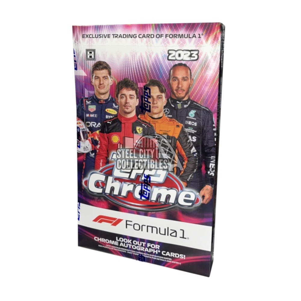 2023 Topps Chrome Formula 1 F1 Racing Hobby Box Steel City Collectibles