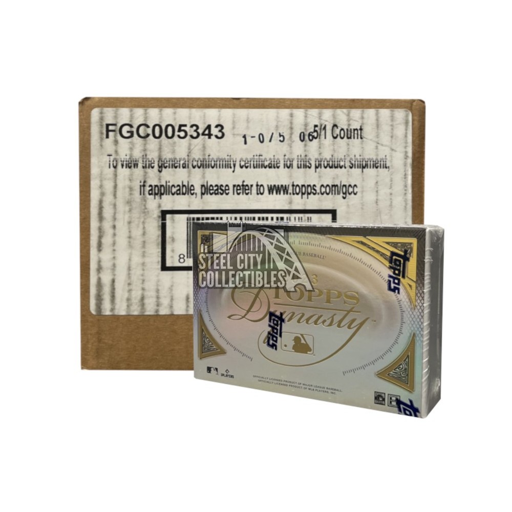 2023 Topps Dynasty Baseball Hobby 5-Box Case | Steel City