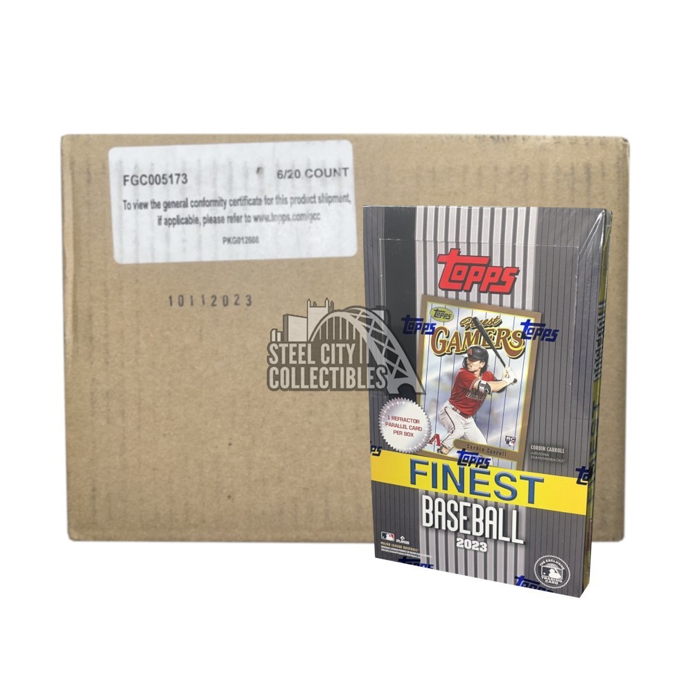 2023 Topps Finest Flashbacks Baseball Hobby 6-Box Case