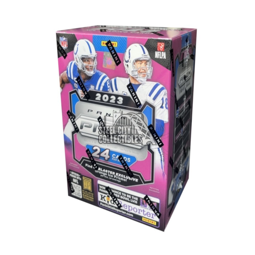 2023 Panini Prizm Football 6-Pack Hobby Blaster Box (Orange Ice Prizms)