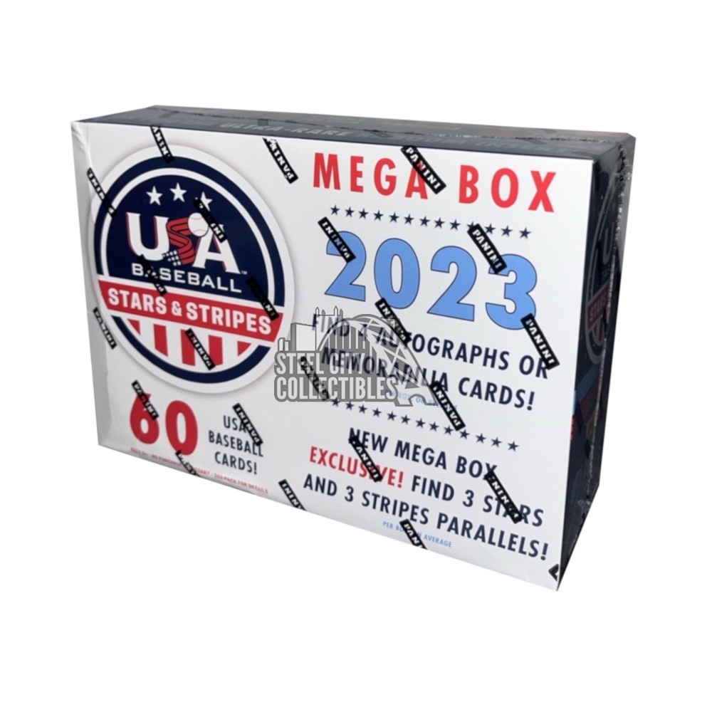 2022 Panini USA Stars & Stripes Baseball Factory Sealed Blaster Box – 2 Autos Or Memorabilia Cards