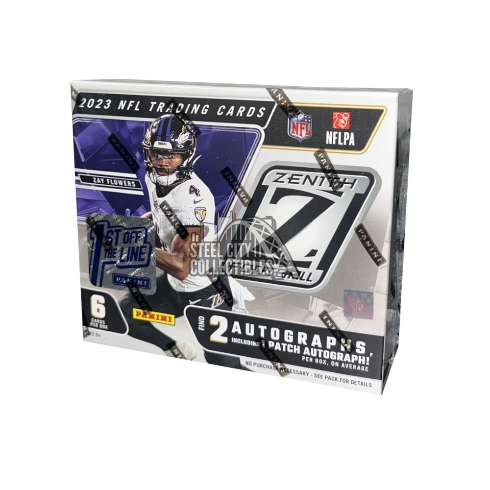 2023 Panini Zenith Football Hobby Box 1st Off The Line Steel City Collectibles