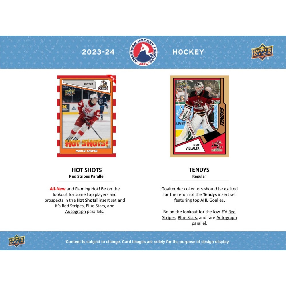 2023-24 Upper Deck AHL Hockey Hobby Box | Steel City Collectibles