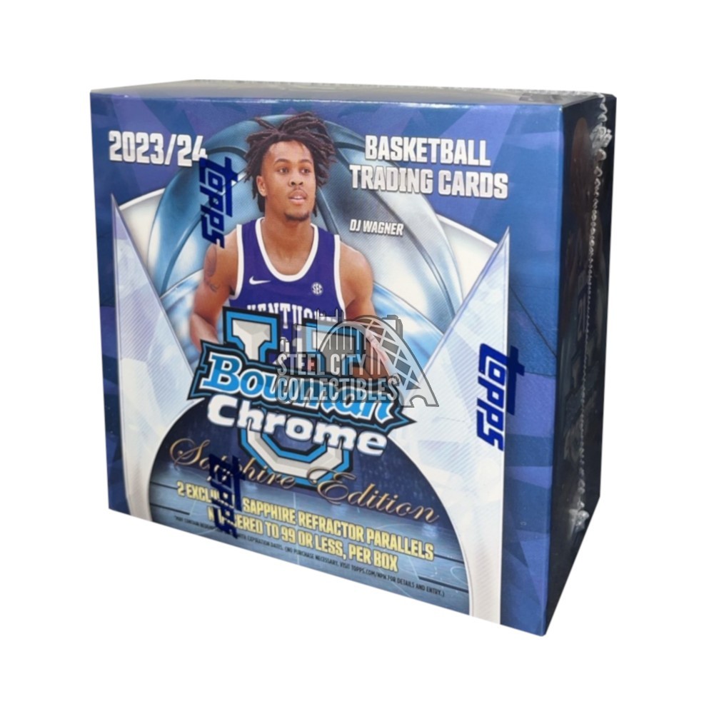 202324 Bowman University Chrome Basketball Sapphire Box Steel City