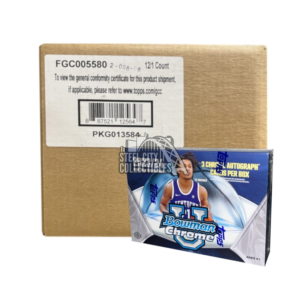 202324 Bowman Chrome University Basketball Breakers Delight 12Box