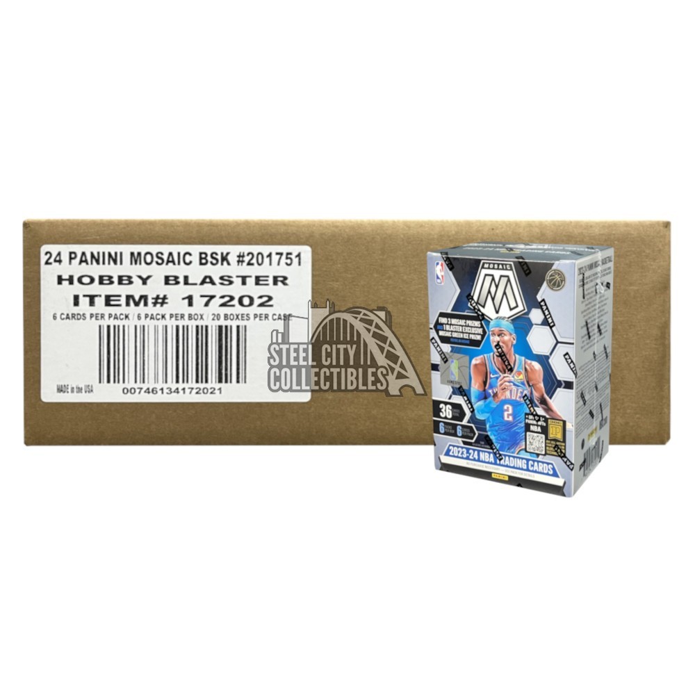 2023-24 Panini Mosaic Basketball Hobby Blaster 20-Box Case 2023-24 Panini Mosaic Basketball Hobby Blaster 20-Box Case