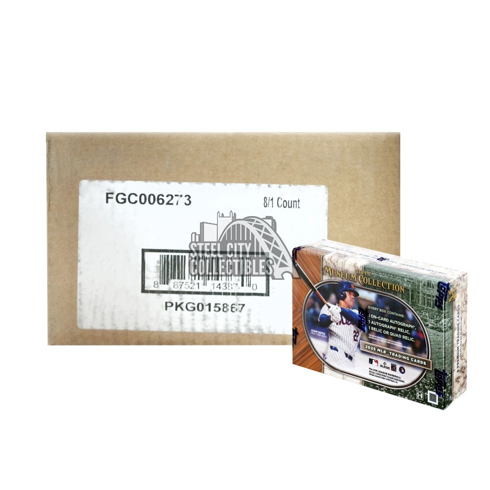 その他 TOPPS MUSEUM COLLECTION 2025 Topps Museum Collection Baseball Hobby 8-Box Case | Steel