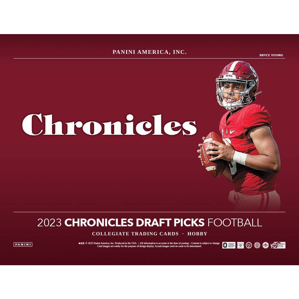 2023 Panini Chronicles Draft Picks Collegiate Football Hobby Box