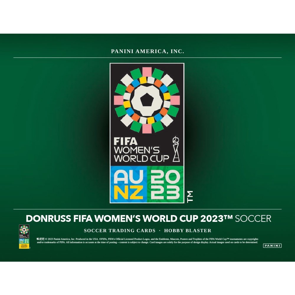 2023 Panini Donruss FIFA Women's World Cup Soccer Hobby Blaster Case