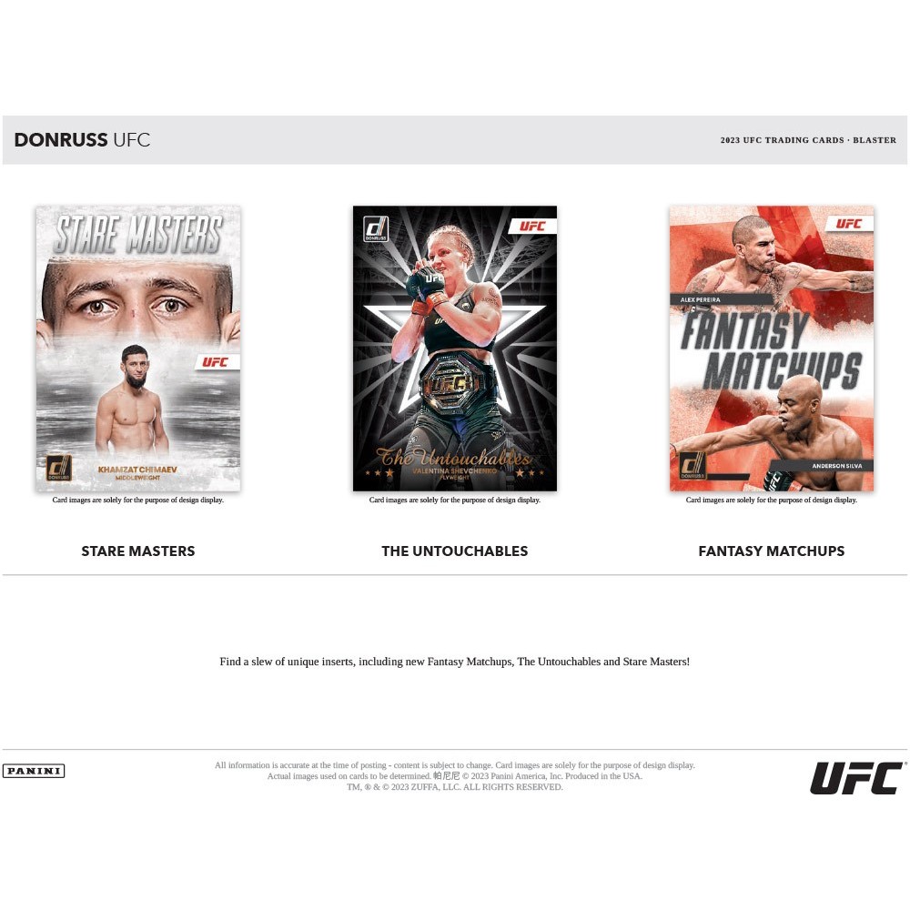 2023 Donruss UFC Checklist, Hobby Box Info, Release Date - View #10