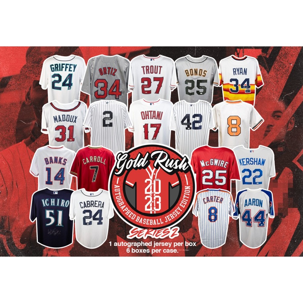 2023 Gold Rush Autographed Football Jersey Series 3 Edition Box