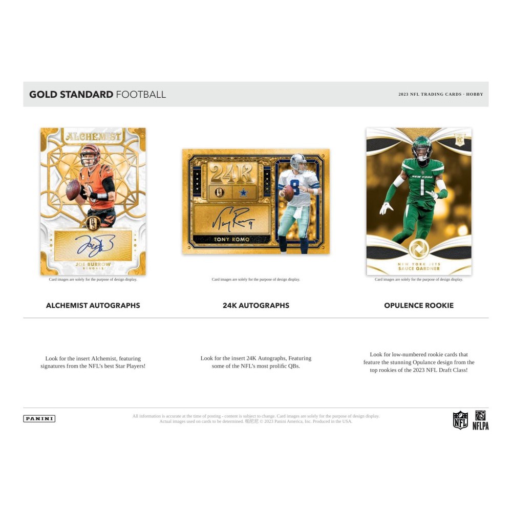 2023 Panini Gold Standard Football Hobby Box | Steel City