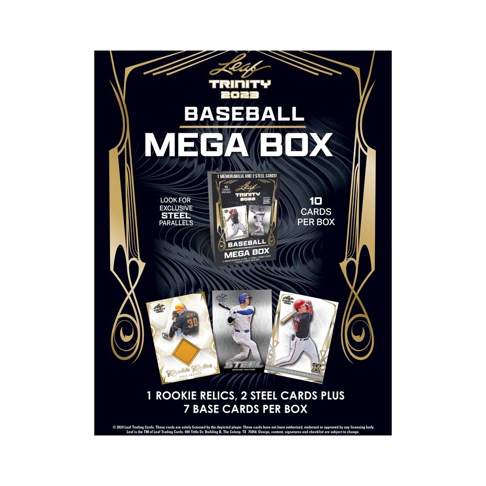 2023 Leaf Trinity Baseball Mega Box | Steel City Collectibles