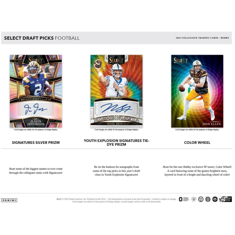 2023 Panini Select Draft Picks Collegiate Football Hobby Box *PLEASE READ* | Steel City Collectibles 2023 Panini Select Draft Picks Collegiate Football Hobby Box *PLEASE READ* | Steel City Collectibles