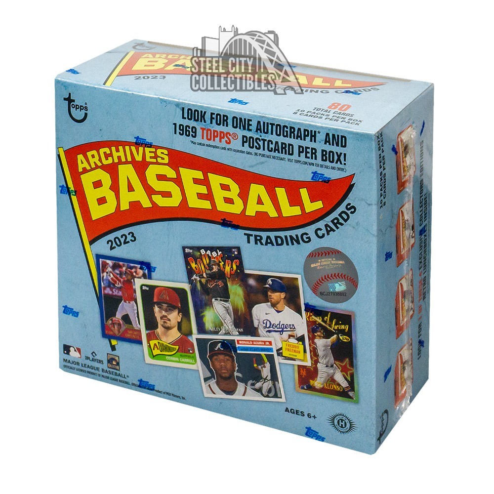 2023 Topps Archives Baseball Hobby Collector Box Steel City Collectibles
