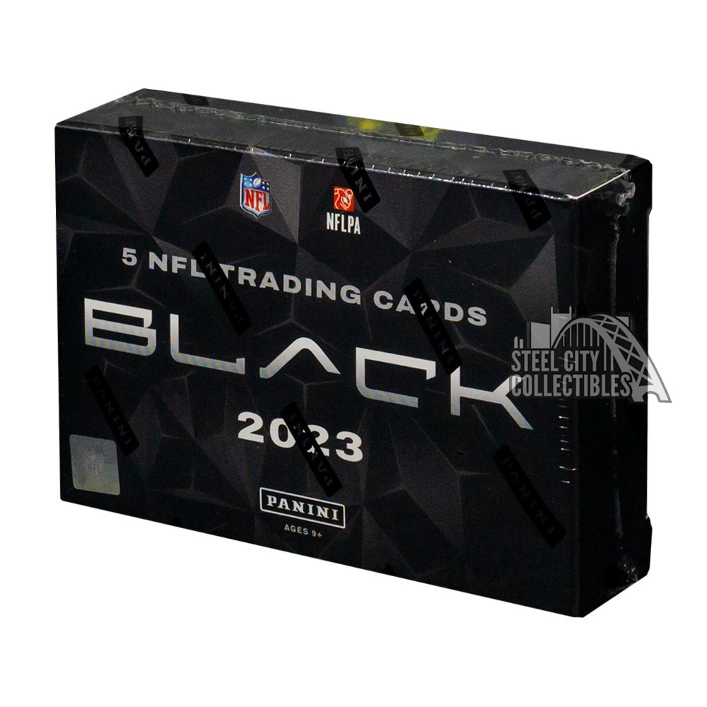 2023 Panini Black Football Hobby Box Steel City Collectibles