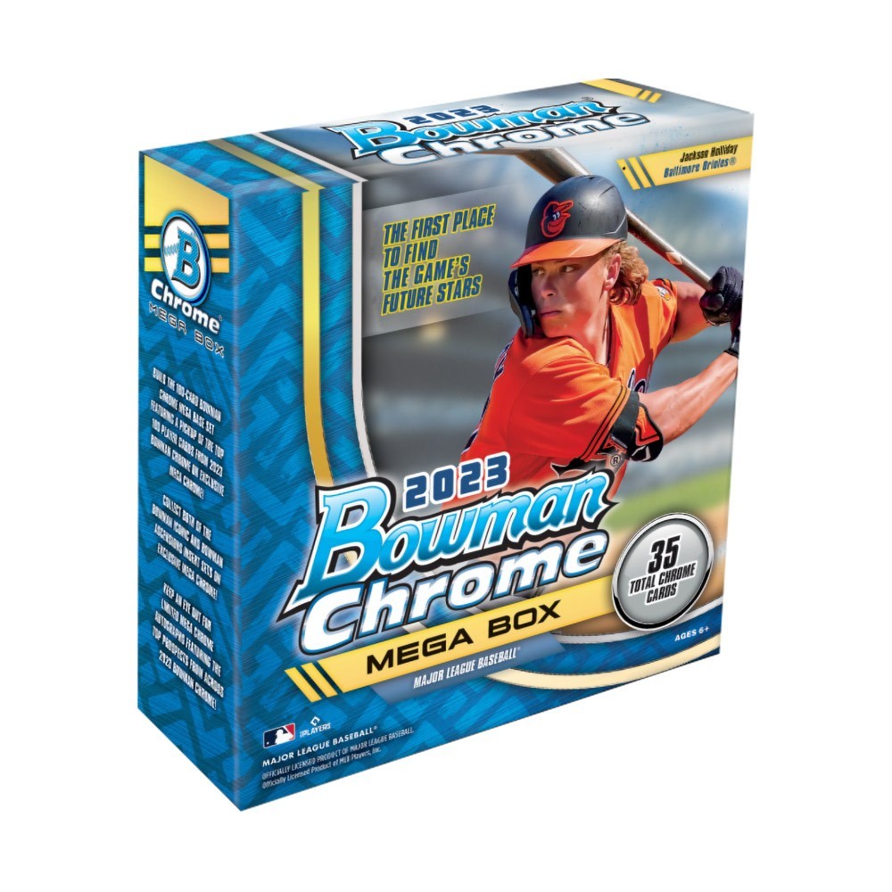 2023 Bowman Chrome Baseball Mega Box Steel City Collectibles